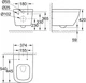 Инсталляция GROHE Solido 39536000 (Rapid SL 38528001) c панелью смыва Arena Cosmopolitan 38844000 + унитаз Euro Ceramic 39328000 Rimless с сиденьем SoftClose 39330000 дюропласт - изображение 8