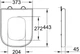 Инсталляция GROHE Solido 39536000 (Rapid SL 38528001) c панелью смыва Arena Cosmopolitan 38844000 + унитаз Euro Ceramic 39328000 Rimless с сиденьем SoftClose 39330000 дюропласт - изображение 9