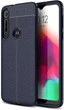 Резиновый бампер Autofocus для Motorola One Macro под кожу Blue (13815-28) - изображение 1