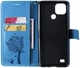 Чохол книжка Pattern для Realme C21Y (кіт та дерево) Light Blue (24856-0B) - зображення 3