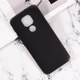 Силиконовый чехол Motorola E7 Plus (TPU бампер) Black (22289-2B) - изображение 1