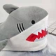 Тапочки кигуруми игрушки Kigurumi Акула Серые Плюшевые Детские 35-40 (3104/1) - изображение 3