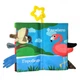 Розвиваюча М'яка книжка з прорізувачем Limo Toy хапай за хвіст Книжка-шуршалка 22*13 см Пернаті друзі HB 0016 - зображення 3