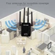 Репитер усилитель сигнала Wi-Fi Pix-Link LV-WR16 Black (AL-222) - зображення 3