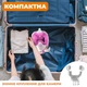 Маска для плаванья S/M VelaSport 5.0 Double Полнолицевая панорамная Снорклинг Маска на все лицо для купания ныряния 4 клапана Инновационная от запотевания с креплением для экшн камеры детские и взрослые Pink - изображение 6