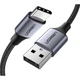 Дата кабель USB 2.0 AM to USB-C 1.5m US288 Aluminum Braid (Black) Ugreen (60127) - изображение 1