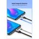 Дата кабель USB 2.0 AM to USB-C 1.5m US288 Aluminum Braid (Black) Ugreen (60127) - изображение 5
