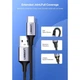 Дата кабель USB 2.0 AM to USB-C 1.5m US288 Aluminum Braid (Black) Ugreen (60127) - изображение 6