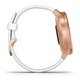 Смарт-часы Garmin vivomove Style, S/E EU, Rose Gold, White, Silicone (010-02240-20) - изображение 4