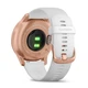 Смарт-часы Garmin vivomove Style, S/E EU, Rose Gold, White, Silicone (010-02240-20) - изображение 5