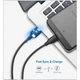 Дата кабель USB 2.0 AM to USB-C 1.0m US287 Black Ugreen (60116) - изображение 3