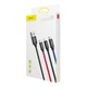 Кабель Baseus Three Primary Colors 3в1, 3.5A, 1.2m (CAMLT-BSY01) - зображення 8