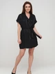 Платье на запах короткое летнее женское Monki 607409 XS Черное (KAY2000001256138) - изображение 3