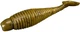 Силикон Lunker City Grubster 10/BG 2" 10 шт 227 Green Pumpkin/Watermelon (LC85227) - изображение 1