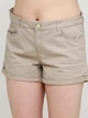 Шорты джинсовые женские H&M 0165378_бежевый2 46 Бежевые (KZ2000000947488_KAY2000000947488) - изображение 4