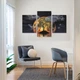 Модульная картина из трех частей Malevich Store Moon tree 141x90 см (MK322030) - изображение 5