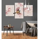 Модульная картина из трех частей Malevich Store Bird and Flowers 141x90 см (MK322039) - изображение 4