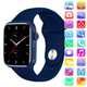 NEW Смарт-годинник Smart watch Series 7 Z36 Blue (сповіщення, дзвінки, голос виклик. бездротова зарядка) - зображення 1