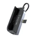 USB Hub Baseus Bend Angle No.7 Multifunctional Type-C to USB3.0*2 + HDMI + microSD + mini-jack 3.5 mm + Type-C PD Серый (CAHUB-CWJ0G) - изображение 8