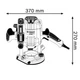 Вертикально-фрезерна машина Bosch Professional GOF 1250 СЕ - зображення 6