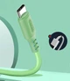 Кабель ColorWay USB - USB Type-C (M/M), soft silicone, 2.4 А, 1 м, Green (CW-CBUC042-GR) - изображение 3