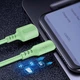 Кабель ColorWay USB - USB Type-C (M/M), soft silicone, 2.4 А, 1 м, Green (CW-CBUC042-GR) - изображение 5