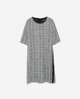 Платье ZARA серое в клетку с боковыми полосками XS - изображение 5