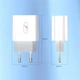 Сетевое зарядное устройство Sky Dolphin SC20 PD+QC3.0 2xUSB 3A White (MZP-000121) - изображение 4