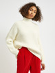 Свитер вязаный женский United Colors of Benetton 109LD2506-600 S Белый (8031894468272) - изображение 4