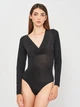 Боди-футболка женская H&M 8396570sm M Черная (2030000175277) - изображение 1