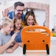 Чехол STR EVA с ручкой и подставкой для Apple iPad mini 1 2 3 детский Orange - изображение 4