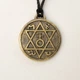 Амулет кулон Магічний Пенкталь Батька Semantic Jewelry Бронзове покриття 2.5 x 2.5 x 0.3 см - зображення 1