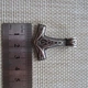 Амулет кулон Молот Тора со Змеями Semantic Jewelry Серебрение 3.9 x 3.2 x 0.3 см - изображение 2