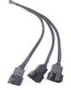 Переходник раздвоитель 1 на 3 кулера 26 см 4 pin fan cooler hub кабель (532165966) Черный - изображение 3