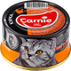 Упаковка вологого корму для дорослих кішок Carnie паштет м'ясний з куркою 16 шт по 90 г (4820255190518) - зображення 2