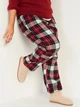 Женские фланелевые пижамные штаны Old Navy (Белый/Красный/Черный, размер 2X plus) - изображение 2