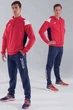 Олимпийка (мастерка) с капюшоном Joma CREW III красно-белая M 101271.602 - изображение 2