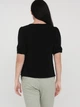 Блузка женская H&M 0926841_Vгорл.блеск XS Черная (KAY2000001265208) - изображение 2