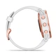 Мультиспортивные часы GARMIN Fenix 6S Pro Rose Gold with White Band - зображення 5