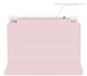 Силиконовый чехол обложка Transparent + Pencil Holder BBM1 для iPad 10.2" 2019/2020/2021 Розовый - изображение 4