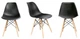 Крісло JUMI Scandinavian Design (пластик) Black - зображення 2