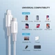​Кабель Ugreen USB Type-C to Lightning Cable 3A Quick Charging 1.5m 60748 white - изображение 2