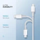 ​Кабель Ugreen USB Type-C to Lightning Cable 3A Quick Charging 1.5m 60748 white - изображение 4