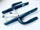 Ручка дверная нажимная Stublina для ПВХ дверей 25 85 черный Ral 9005 - изображение 5
