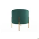 Пуф AMF Mylene Green / Golden Chrom 547476 - изображение 3