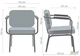 Кресло AMF Oasis Soft черный / cowboy Light Gray 544651 - зображення 8