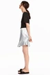 Юбка H&M 42 серебристый 4830105 - изображение 2