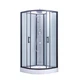 Душовий бокс Lidz MAJĄTEK SB90x90.BLA.LOW.TR LMSB9090BLALOWTR SD00039860 - зображення 1