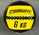 Медбол (волболл) EasyFit Wall Ball 6 кг желтый EF-WB-06 - изображение 1