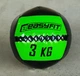 Медбол (волболл) EasyFit Wall Ball 3 кг зеленый EF-WB-03 - изображение 1